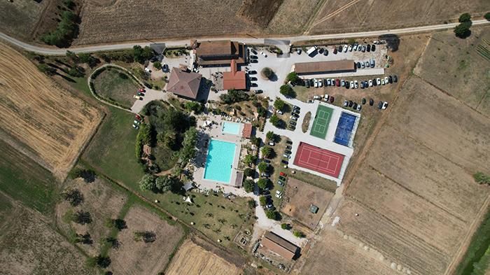 foto aerea pozzo agriturismo polla vallodidiano
